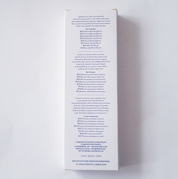 TRESLรCE BEAUTY Like An Artista 8-Piece Eye Brush Set - Picture 5 of 6